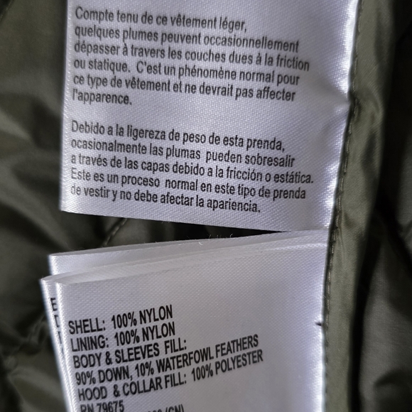 Michael Kors Olive Puffer Jacket - Picture 5 of 5